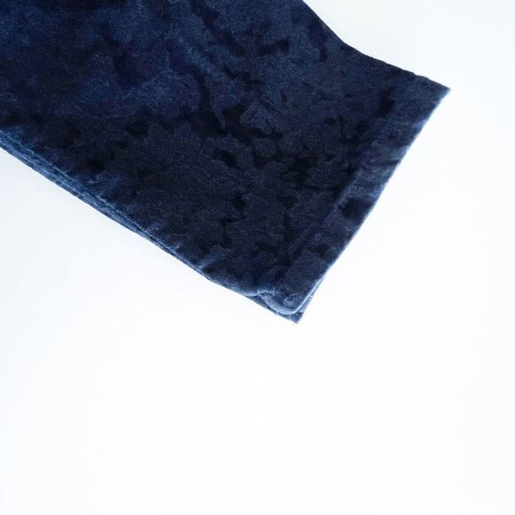 Banana Republic Womens Denim Jeans Textured Floral Pants Skinny Indigo Size 26 - Picture 4 of 11